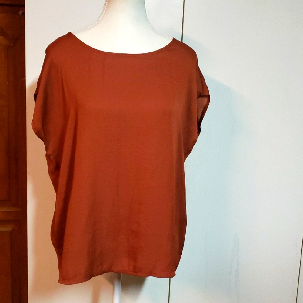 FOREVER 21 Women Top Medium,Sleeveless, color  redish brown